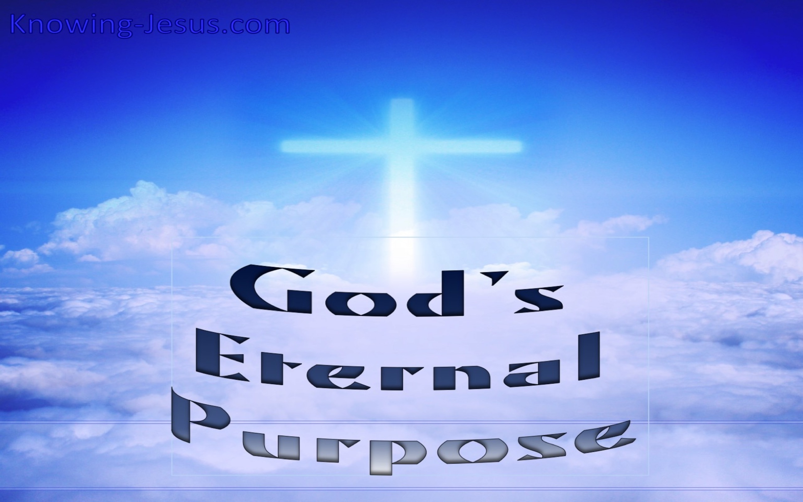 God's Eternal Purpose (blue)